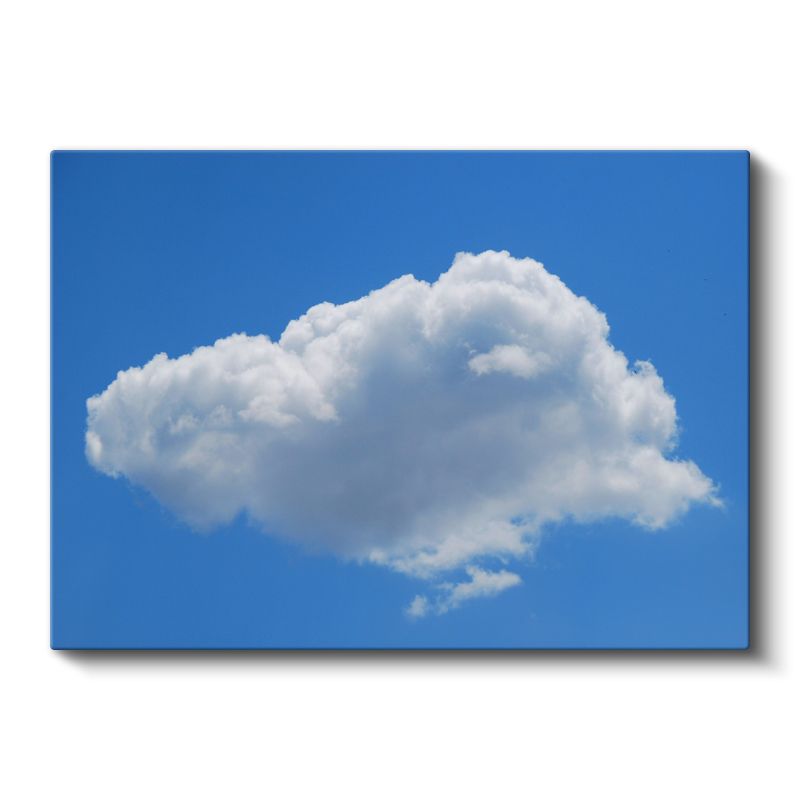 Mavi Gökyüzü Bulutu - Huzur Veren Doğa Manzarası Kanvas Tablo
