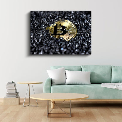 Bitcoin - Kripto Para Dünyasının Altın Sembolü Kanvas Tablo