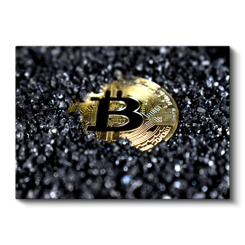 Bitcoin - Kripto Para Dünyasının Altın Sembolü Kanvas Tablo