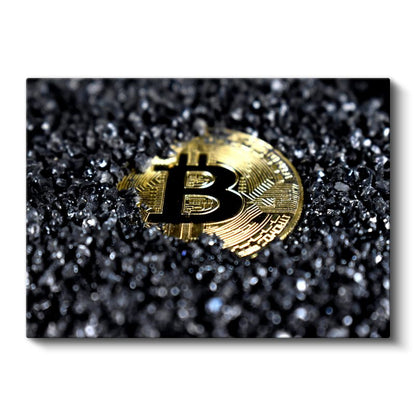 Bitcoin - Kripto Para Dünyasının Altın Sembolü Kanvas Tablo