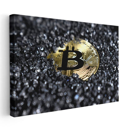 Bitcoin - Kripto Para Dünyasının Altın Sembolü Kanvas Tablo