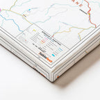 Yatay Kanvas Tablo Giresun İdari Bölümler Harita Tablosu Ev Ofis Duvar Dekoru