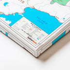 Yatay Kanvas Tablo Muş Siyasi Sınır Harita Tablosu Ev Ofis Duvar Dekoru