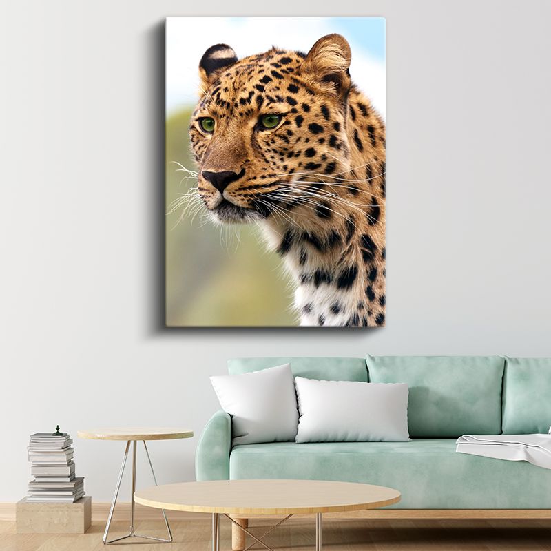 Leopar Portresi - Vahşi Bakış Kanvas Tablo