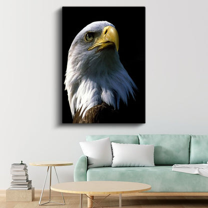 Kel Kartal - Gururlu Bakış Kanvas Tablo