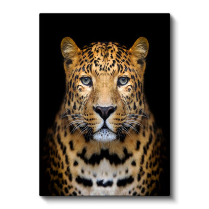 Leopar Portresi - Derin Bakışlı Yırtıcı Kanvas Tablo