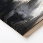 Dikey Kanvas Tablo Duygusal Temalı İkili At Tablosu Ev Ofis Duvar Dekoru