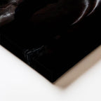 Dikey Kanvas Tablo Parlak Tüylü At Tablosu Ev Ofis Duvar Dekoru