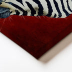 Dikey Kanvas Tablo Doğal Desen Zebra Tablosu Ev Ofis Duvar Dekoru