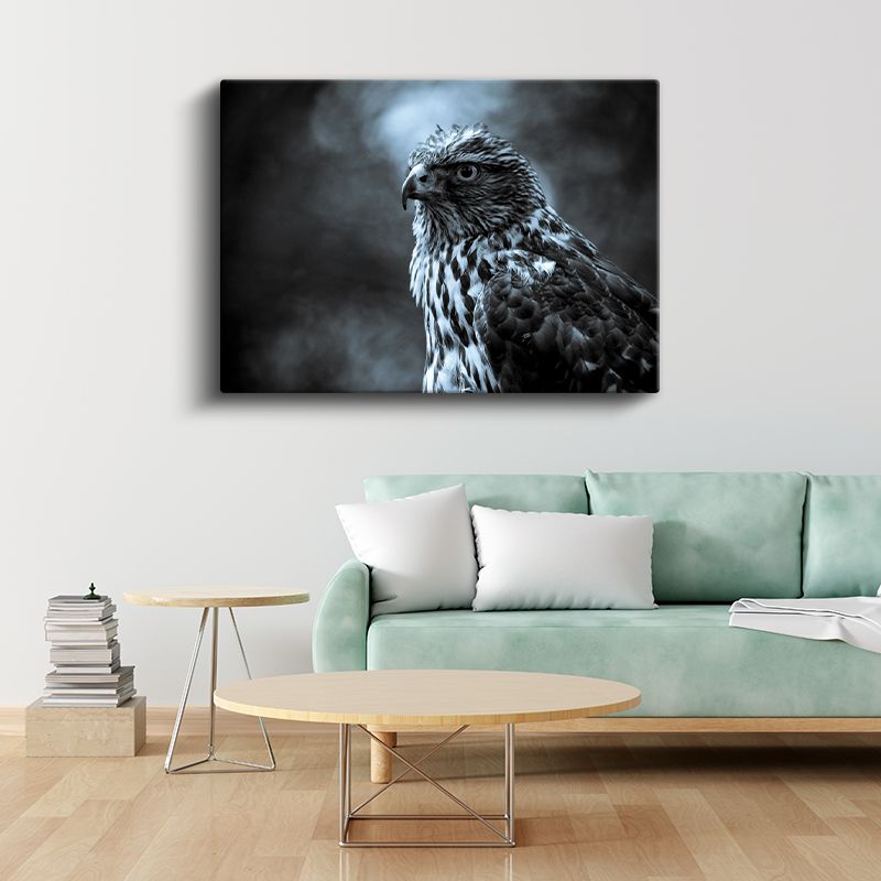 Keskin Bakışlı Kartal - Avcı Kuşun Asil Portresi Kanvas Tablo