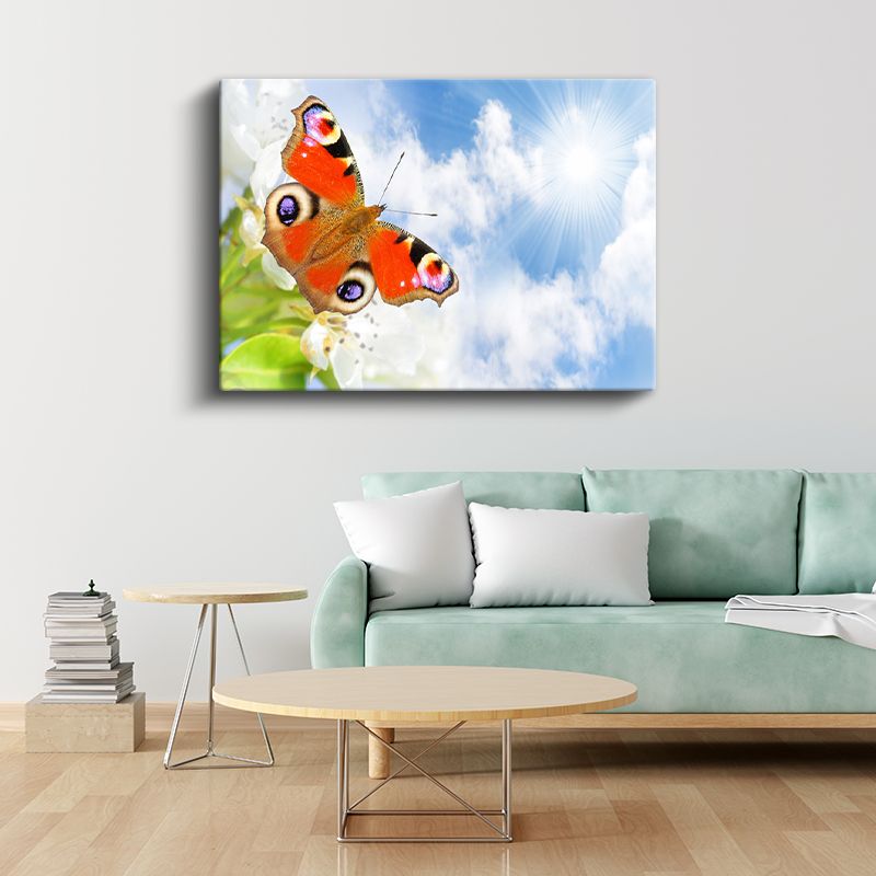 Tavus Kelebeği - Doğanın Renkli Dansçısı Kanvas Tablo