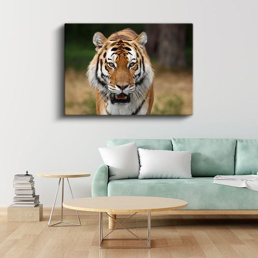 Kaplan Portresi - Vahşi Doğanın Güçlü Avcısı Kanvas Tablo