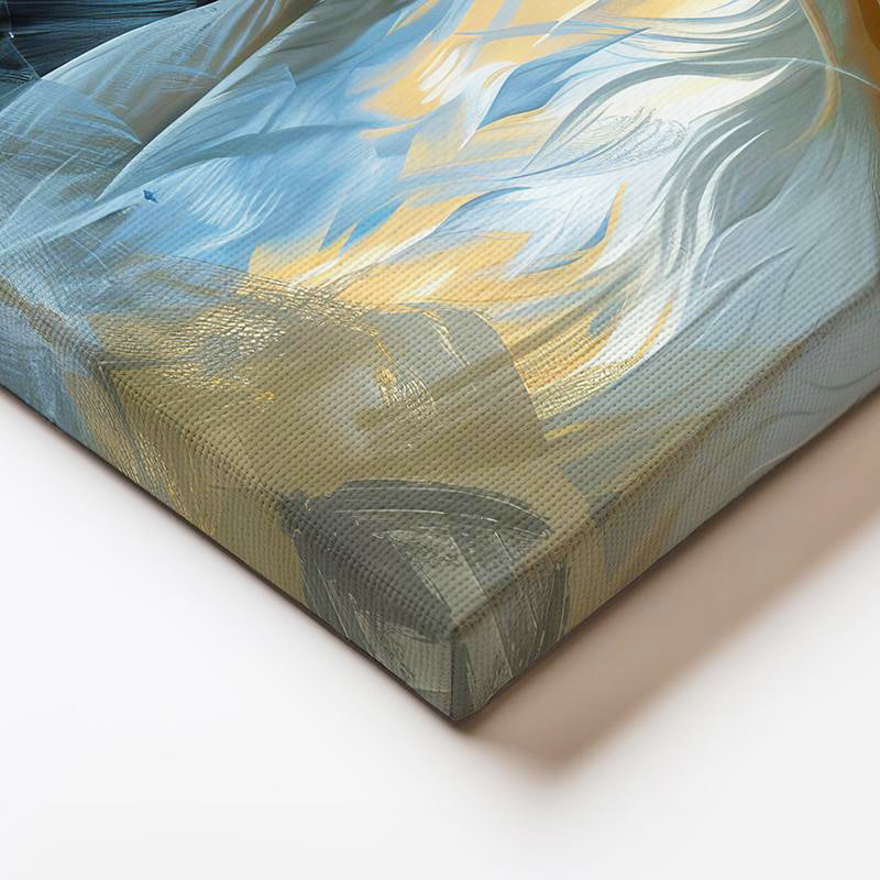 Yatay Kanvas Tablo Yeleli İki At Portresi At Tablosu Ev Ofis Duvar Dekoru