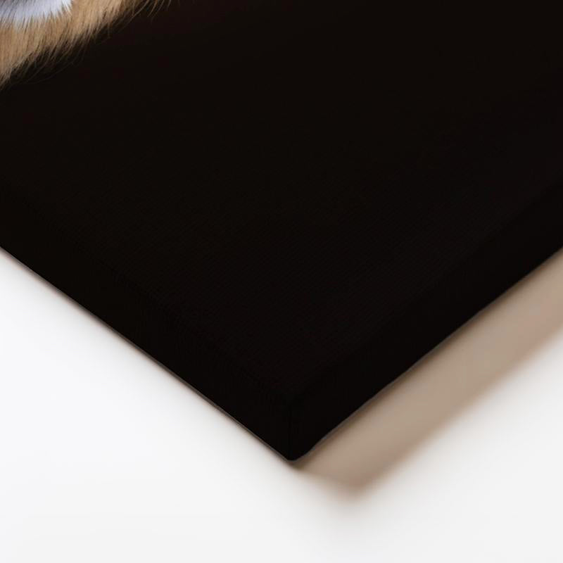 Yatay Kanvas Tablo Portre Duruşlu Aslan Başı Aslan Tablosu Ev Ofis Duvar Dekoru