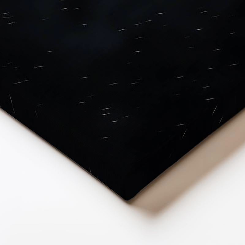 Yatay Kanvas Tablo Yağmur Efektli Kükreyen Aslan Tablosu Ev Ofis Duvar Dekoru