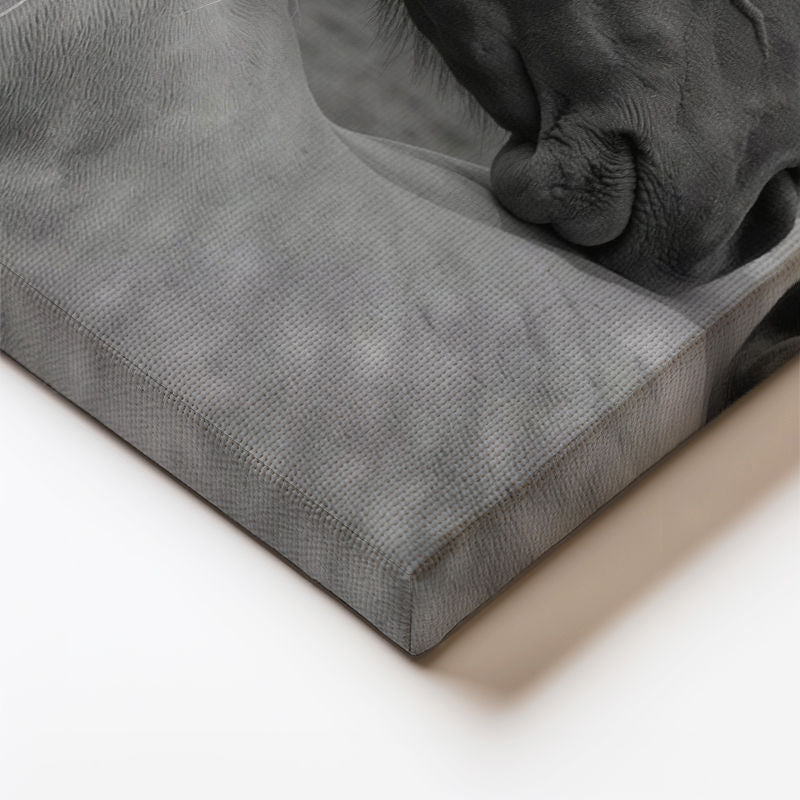 Yatay Kanvas Tablo İkili Portre At Tablosu Ev Ofis Duvar Dekoru