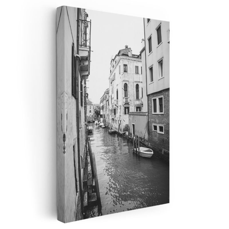 Venedik Kanalları - Nostaljik Sokaklar Kanvas Tablo