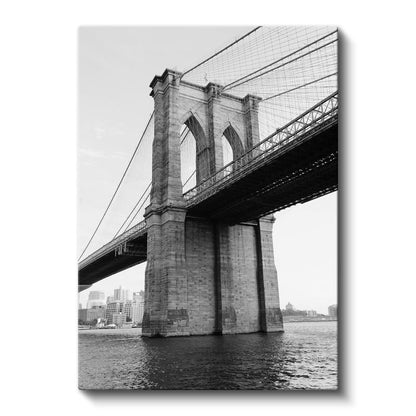 Brooklyn Köprüsü - Klasik Mimari Kanvas Tablo