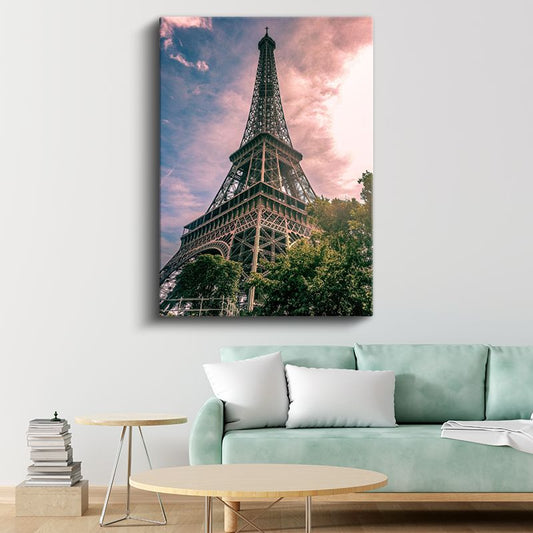 Eyfel Kulesi - Bahar Manzarası Kanvas Tablo