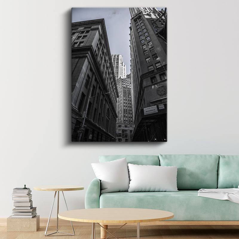 Wall Street - Yükselen Gökdelenler Kanvas Tablo