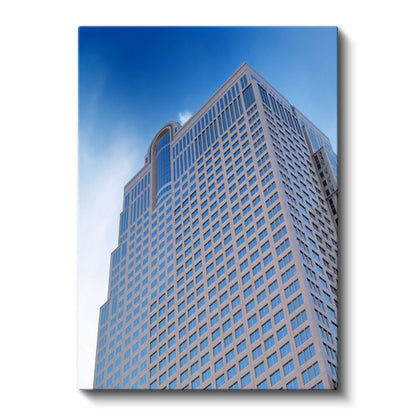 Modern Gökdelen - Mavi Gökyüzü Altında Kanvas Tablo