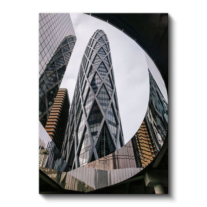 Gherkin Binası - Modern Mimari Kanvas Tablo