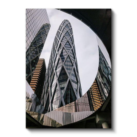 Gherkin Binası - Modern Mimari Kanvas Tablo