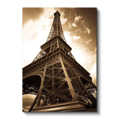 Eyfel Kulesi - Sepya Tonları Kanvas Tablo
