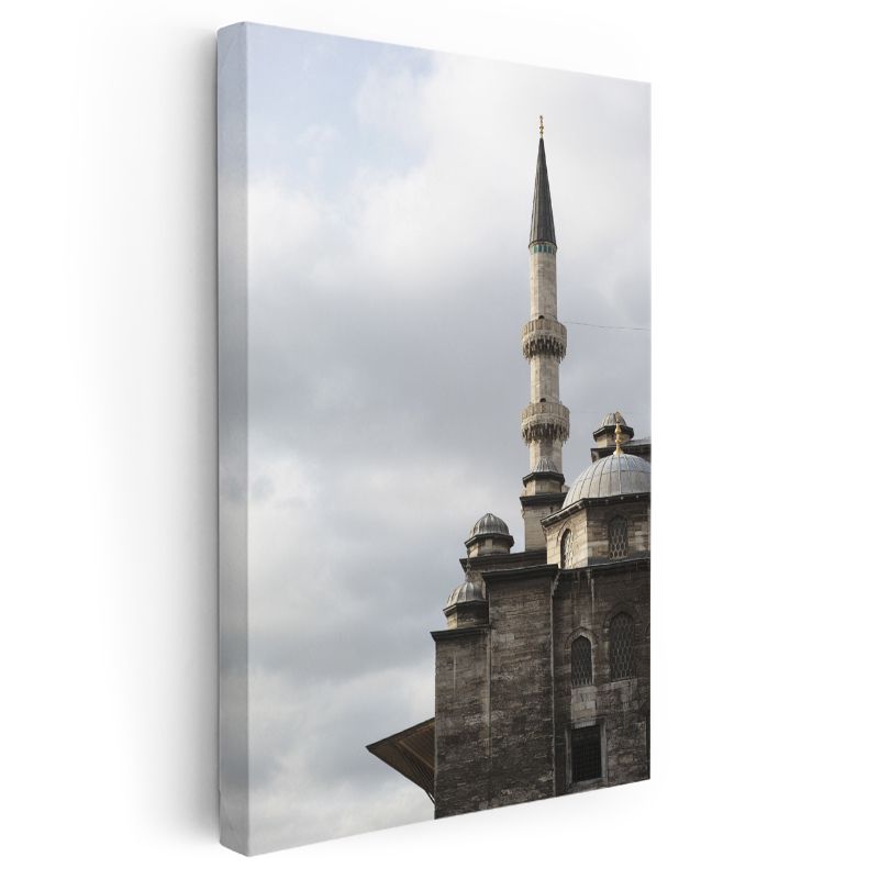 Osmanlı Mimarisi - Tarihi Minare Kanvas Tablo