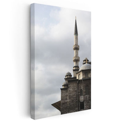 Osmanlı Mimarisi - Tarihi Minare Kanvas Tablo