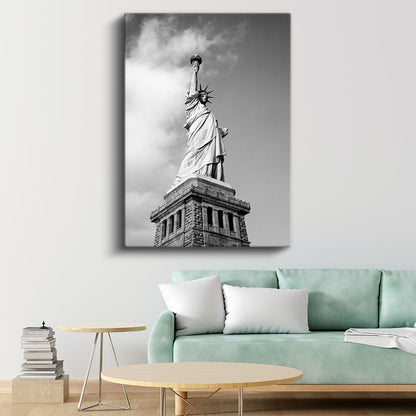 Özgürlük Heykeli - İkonik Silüet Kanvas Tablo