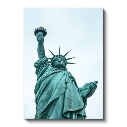 Özgürlük Heykeli - Yakın Çekim Kanvas Tablo