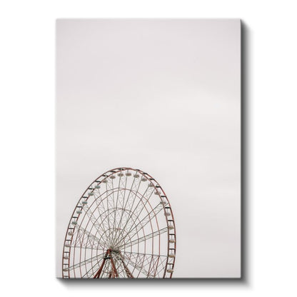 Dönme Dolap - Minimalist Görünüm Kanvas Tablo