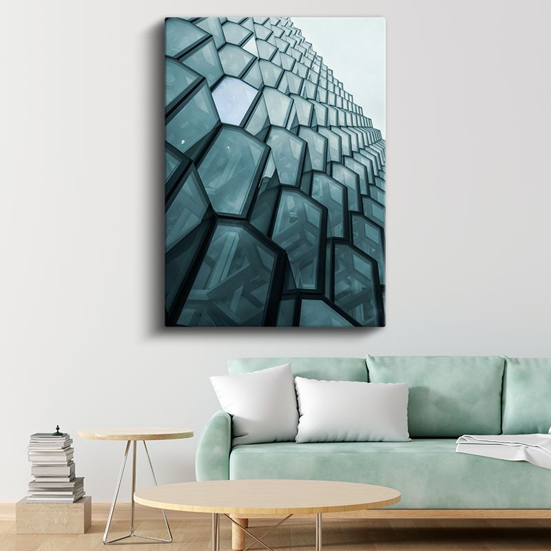 Modern Mimari - Geometrik Desenler Kanvas Tablo