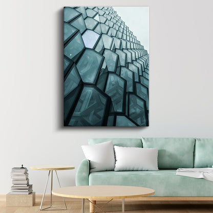 Modern Mimari - Geometrik Desenler Kanvas Tablo