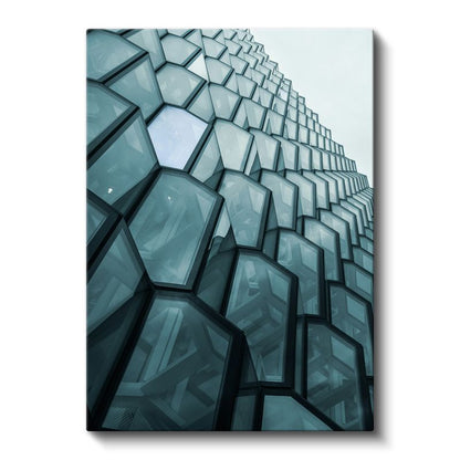 Modern Mimari - Geometrik Desenler Kanvas Tablo