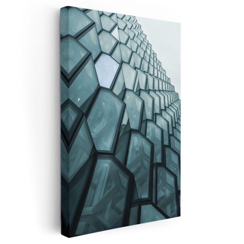 Modern Mimari - Geometrik Desenler Kanvas Tablo