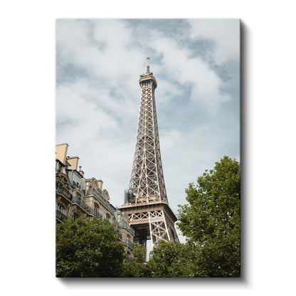 Eyfel Kulesi - Paris Sokakları Kanvas Tablo