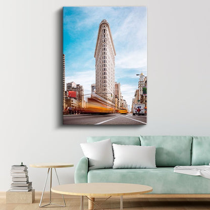 Flatiron Binası - New York'un İkonik Üçgen Gökdeleni Kanvas Tablo