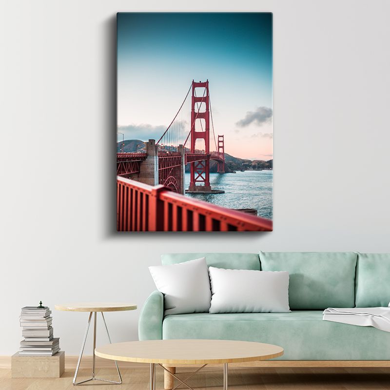 Golden Gate Köprüsü - San Francisco'nun Kızıl Simgesi Kanvas Tablo