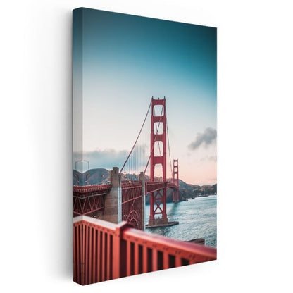 Golden Gate Köprüsü - San Francisco'nun Kızıl Simgesi Kanvas Tablo