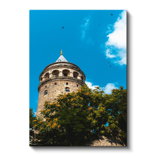 Galata Kulesi - İstanbul'un Tarihi Gözcüsü Kanvas Tablo