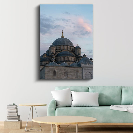 Yeni Camii - İstanbul'un Zarif Kubbeleri Kanvas Tablo