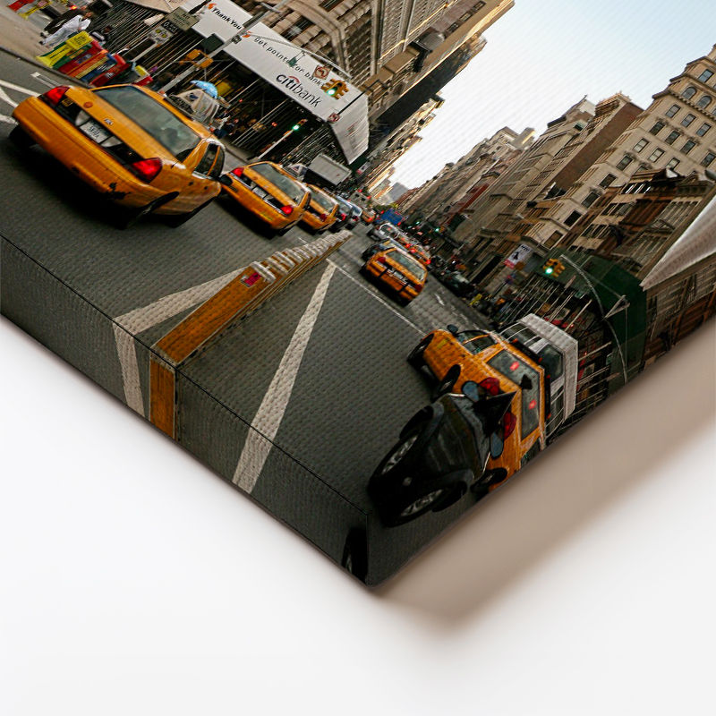 Dikey Kanvas Tablo New York Flatiron Binası Şehir Mimari Tablo Ev Ofis Duvar Dekoru