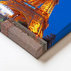 Dikey Kanvas Tablo Paris Eyfel Kulesi Gece Mimarisi Şehir Mimari Tablo Ev Ofis Duvar Dekoru