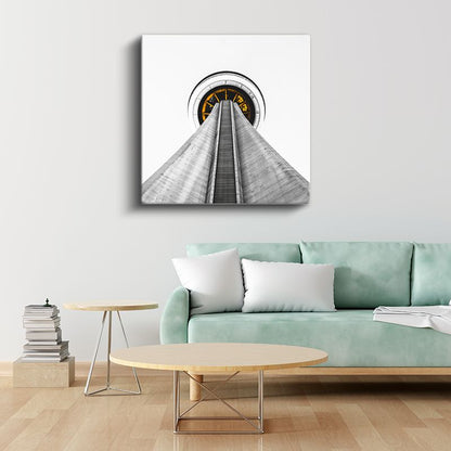 CN Tower - Minimalist Mimari Perspektif Kanvas Tablo