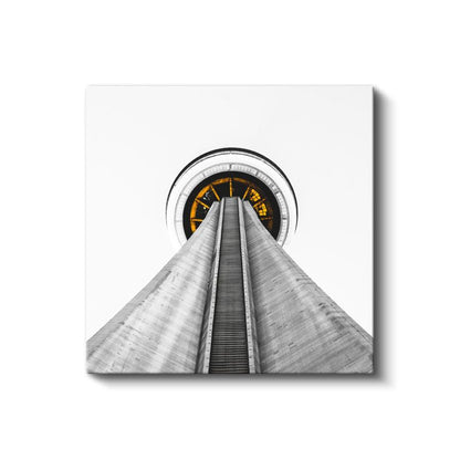 CN Tower - Minimalist Mimari Perspektif Kanvas Tablo