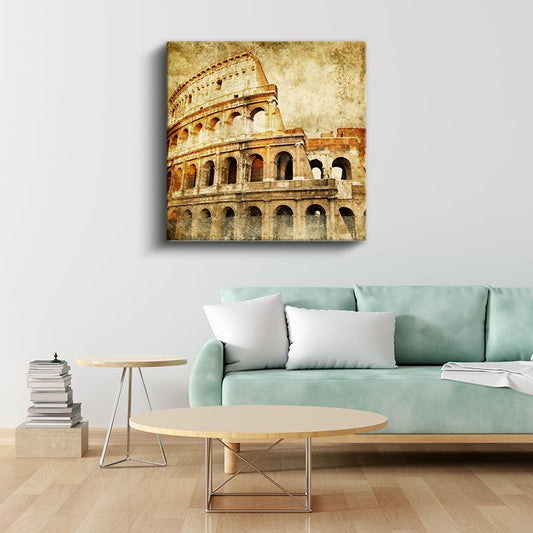 Kolezyum - Roma'nın Antik Amfitiyatrosu Kanvas Tablo
