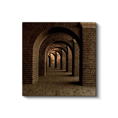 Tuğla Kemerler - Tarihi Geçidin Derinliği Kanvas Tablo