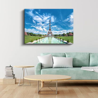 Champ de Mars - Paris'in İkonik Manzarası Kanvas Tablo